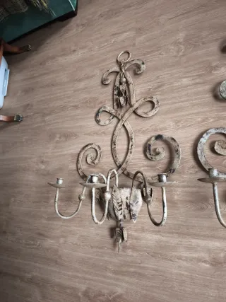 Grandes candelabros de pared