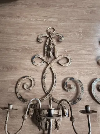 Grandes candelabros de pared