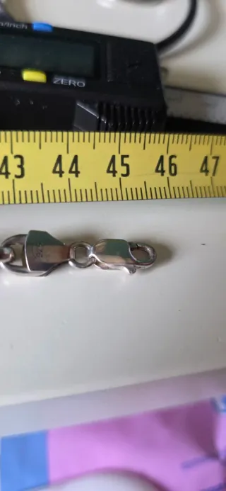 Gargantilla collar de plata de ley años 80