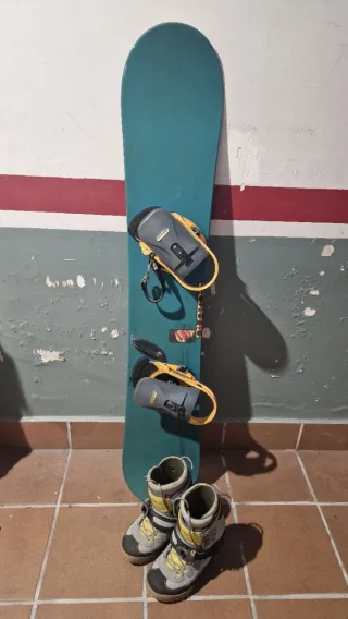 Tabla Snow Burton+fijaciones automaticas+botas