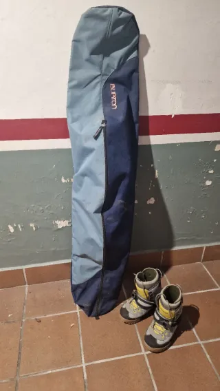 Tabla Snow Burton+fijaciones automaticas+botas