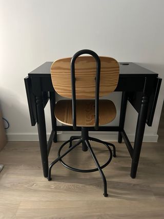 Mesa extensible + taburete regulable