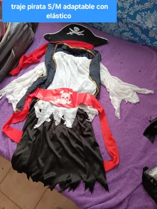 Traje Pirata S/M adaptable