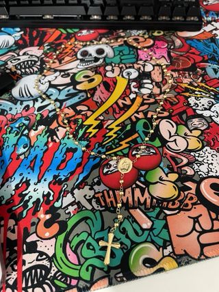 Cadena Rosario Oro 18k