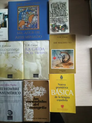 Lote ensayo filosófico, arte, gramática y teatro