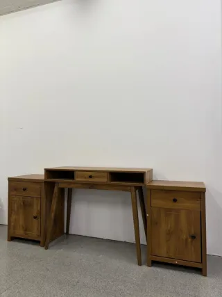 LIQUIDACION!CONJUNTO DE ESCRITORIO CON DOS MESITAS