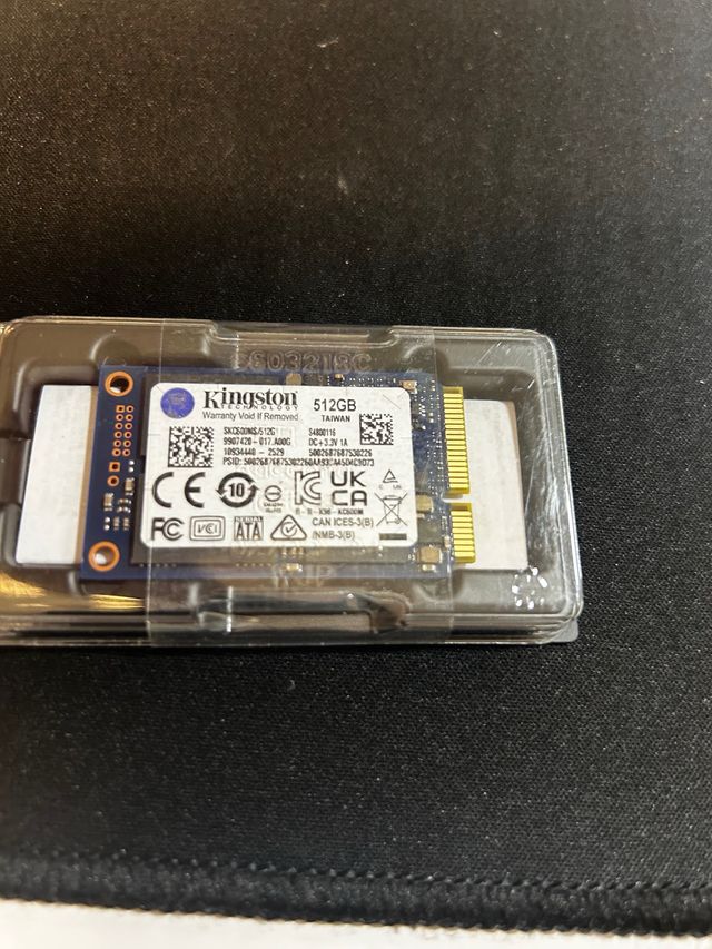 Kingston 512GB SSD M.2 NVMe Nuevo Sellado