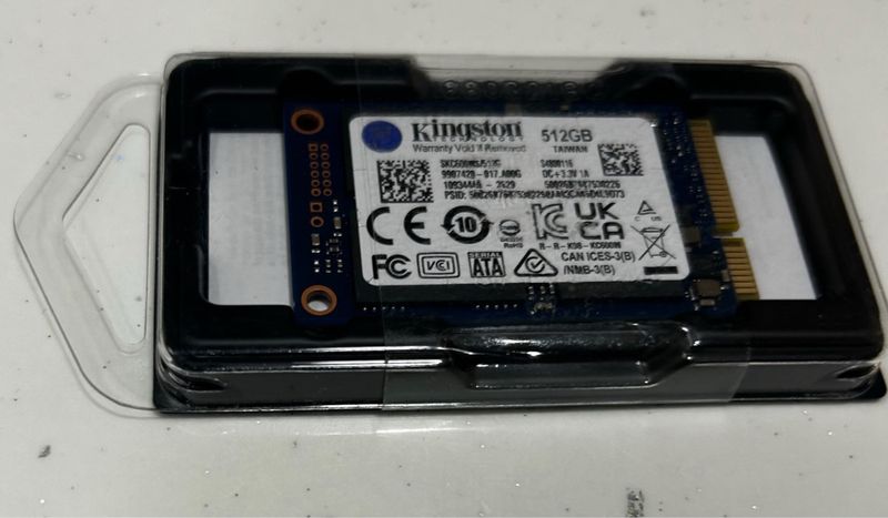 Kingston 512GB SSD M.2 NVMe Nuevo Sellado afbeelding 9