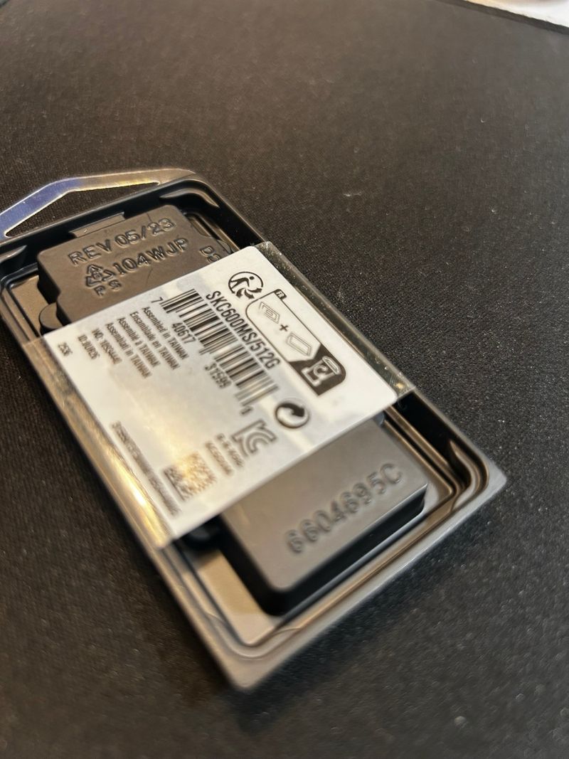 Kingston 512GB SSD M.2 NVMe Nuevo Sellado afbeelding 7