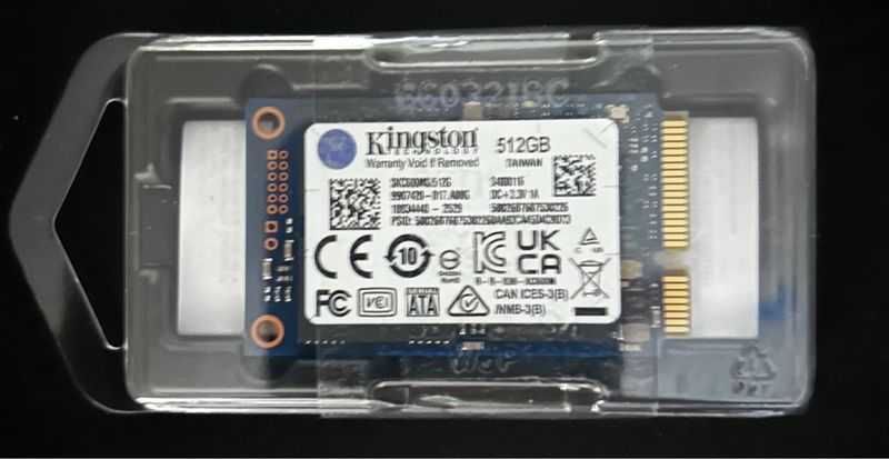 Kingston 512GB SSD M.2 NVMe Nuevo Sellado afbeelding 4