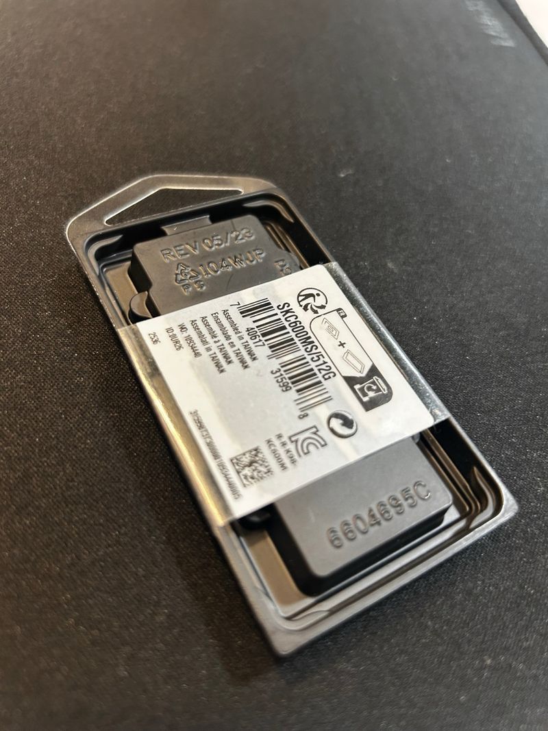 Kingston 512GB SSD M.2 NVMe Nuevo Sellado afbeelding 3