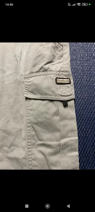 Pantalón Cargo Reebok Verde Militar Vintage