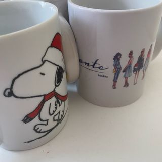 Lote 5 Tazas Cerámica Dibujos