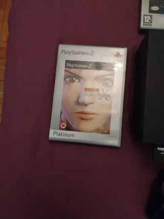 Consola PS2 Fat Negra + 4 Juegos