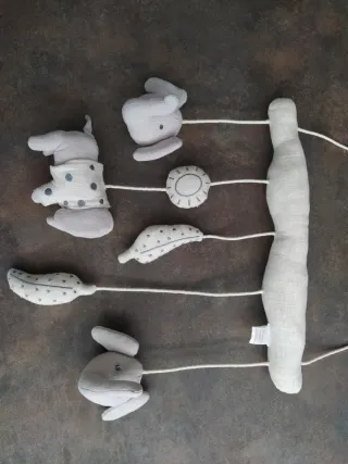 Móvil Cuna Bebé Zara Home Elefantes