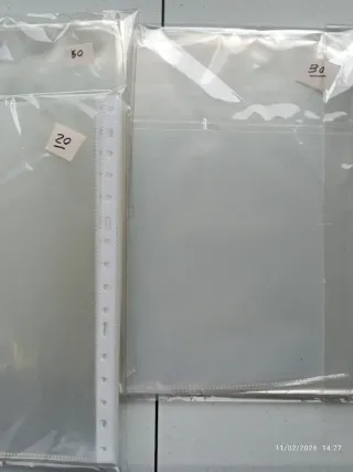 Lote 500 Fundas para hojas A4 Multitaladro