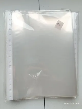 Lote 500 Fundas para hojas A4 Multitaladro