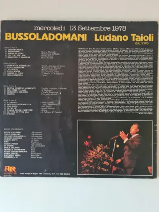 Vinile doppio 33 giri originale di Luciano Tajoli