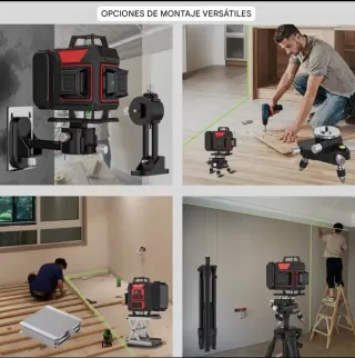 Nivel Láser 4D 16 Líneas Trípode Maletín