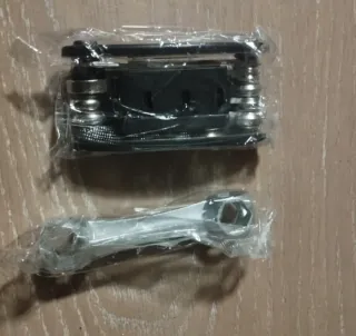 Kit Reparación Bicicleta Bomba Manómetro