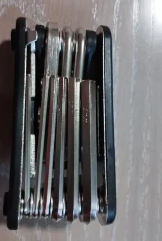 Kit Reparación Bicicleta Bomba Manómetro