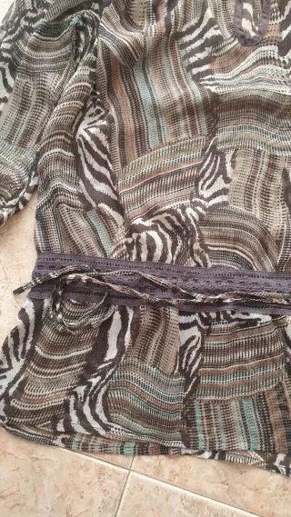 Blusa estampada mujer