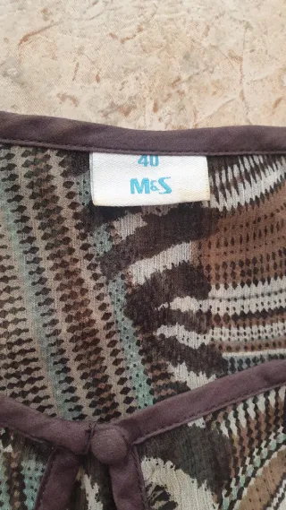 Blusa estampada mujer