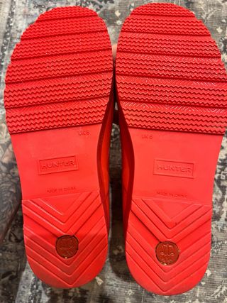 Botas de agua Hunter Rojas Talla 39