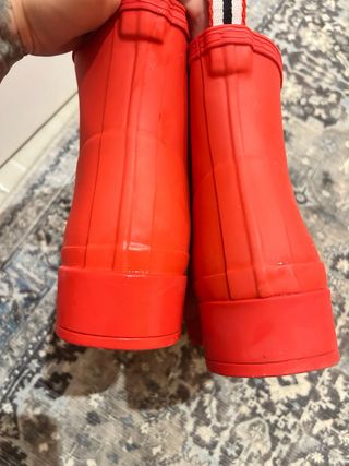 Botas de agua Hunter Rojas Talla 39