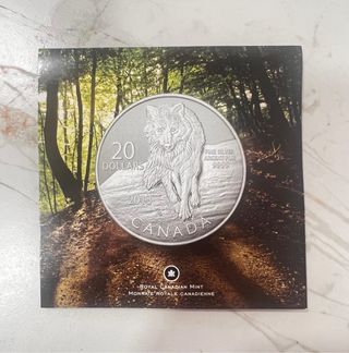 Moneda Canadá 20 Dólares Proof