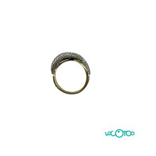 Anillo Oro 14k con Circonitas