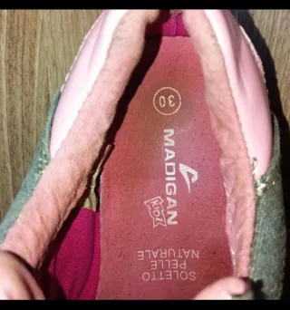 Scarpe ginnastica Madigan 30 viola rosa grigie