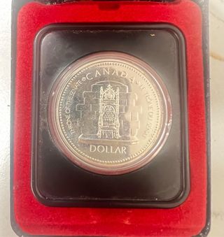 Dólar Canadá Plata Trono del Senado