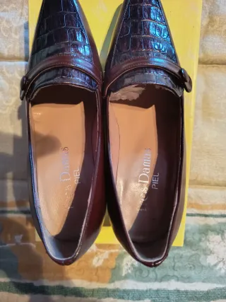 Zapatos Pitillos Mujer Negros/Marrones