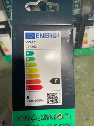 Lote 10 Bombillas LED V-TAC A60 806 Lúmenes