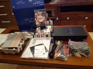 PlayStation 2 (PS2) Negra Completa