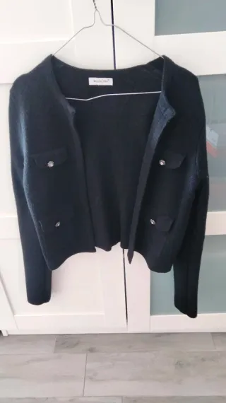 BLU&TRE Cardigan Bolero Nero