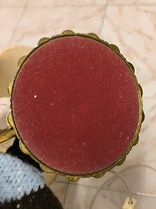 Lámpara Vintage Tela y Metal