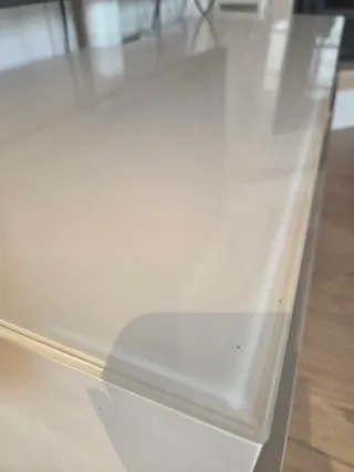 2 MUEBLES!!! APARADOR Y MUEBLE TV (Beige y cristal