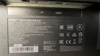 Monitor MSI Negro/Gris/24pulgadas/100hz