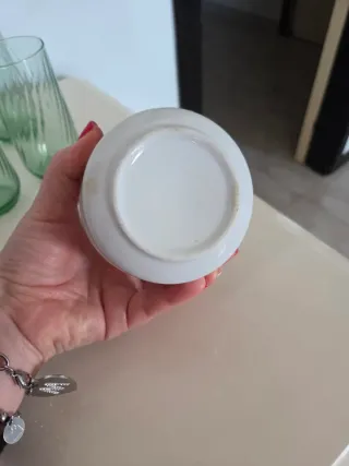 Zuccheriera vintage con decoro floreale