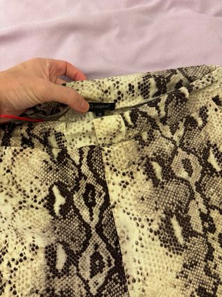 Conjunto Blazer y Pantalón Estampado Serpiente