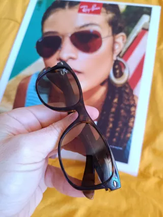 Gafas de sol Ray-Ban New Wayfarer Marrón Grandes