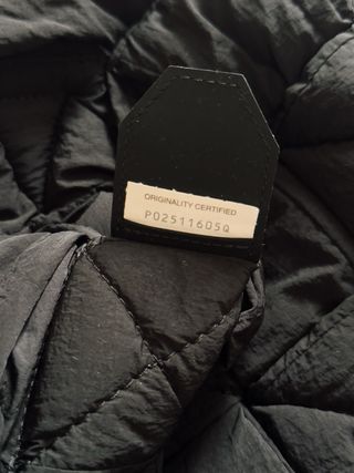 Bolsa Cassette Acolchada Negra