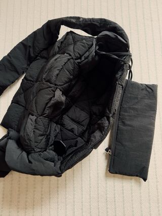 Bolsa Cassette Acolchada Negra