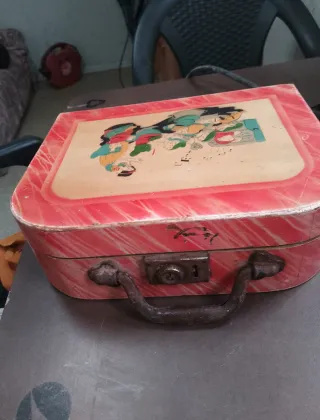 Maletín infantil madera años 60 Snow White