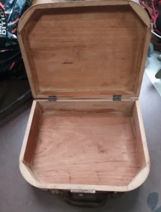 Maletín infantil madera años 60 Snow White