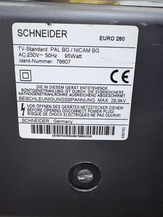 Televisor Schneider 32 Tubo