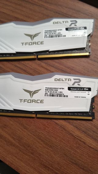 16GB DDR4 T-Force Delta RGB RAM 2X8GB