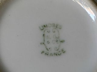 🇫🇷 Bandeja Limoges redonda antigua Porcelana